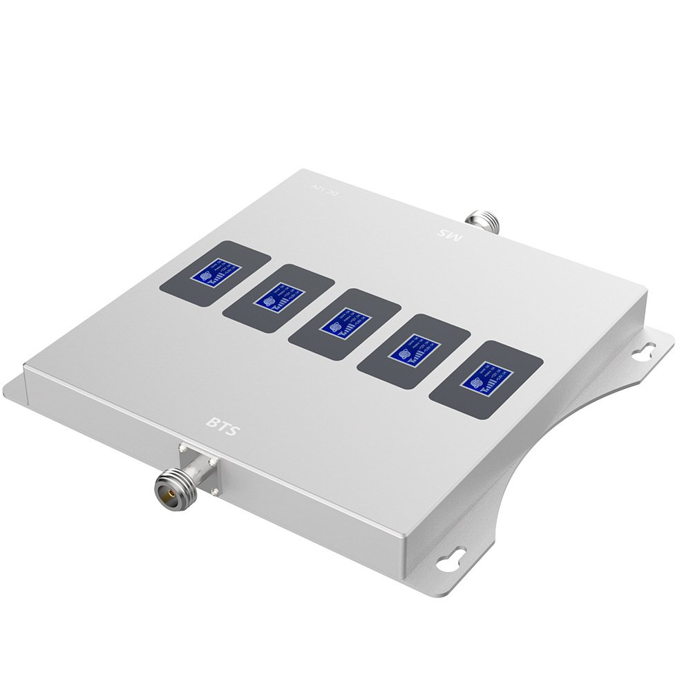 Fullset Five Band 2G 3G 4G 5G Signal Amplifier 800/900/1800/2100/2600Mhz Booster Mobile Cell Phone Signal Repeater with Antenna